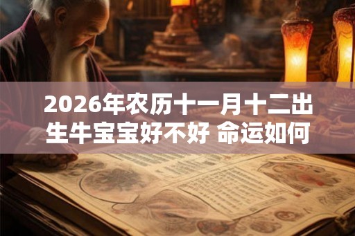 2026年农历十一月十二出生牛宝宝好不好 命运如何