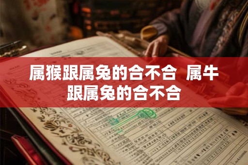属猴跟属兔的合不合  属牛跟属兔的合不合
