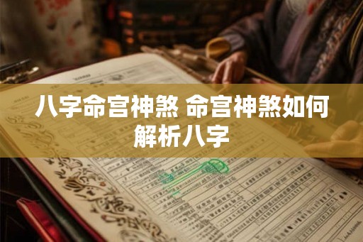 八字命宫神煞 命宫神煞如何解析八字