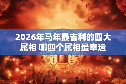 2026年马年最吉利的四大属相 哪四个属相最幸运 2026年马年最吉利的四大属相 哪四个属相最幸运
