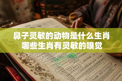 鼻子灵敏的动物是什么生肖 哪些生肖有灵敏的嗅觉