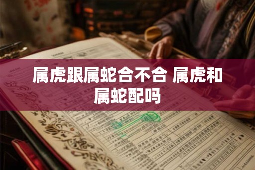 属虎跟属蛇合不合 属虎和属蛇配吗