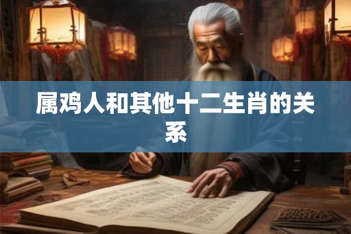 属鸡人和其他十二生肖的关系