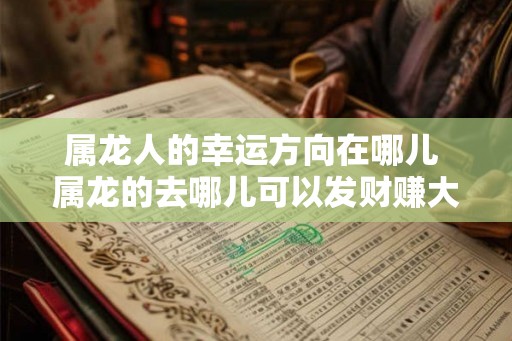 属龙人的幸运方向在哪儿 属龙的去哪儿可以发财赚大钱
