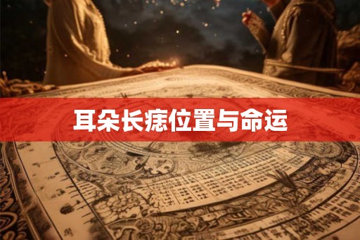 耳朵长痣位置与命运