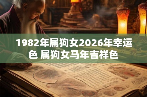 1982年属狗女2026年幸运色 属狗女马年吉祥色 1982年属狗女2026年幸运色 属狗女马年吉祥色