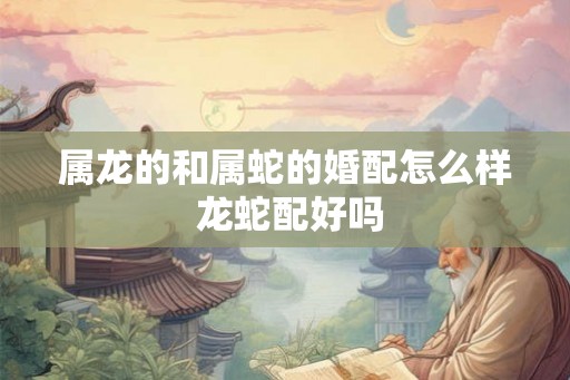 属龙的和属蛇的婚配怎么样 龙蛇配好吗
