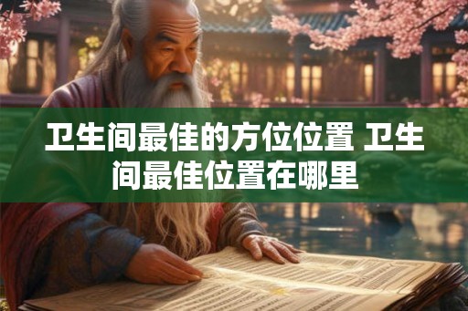 卫生间最佳的方位位置 卫生间最佳位置在哪里