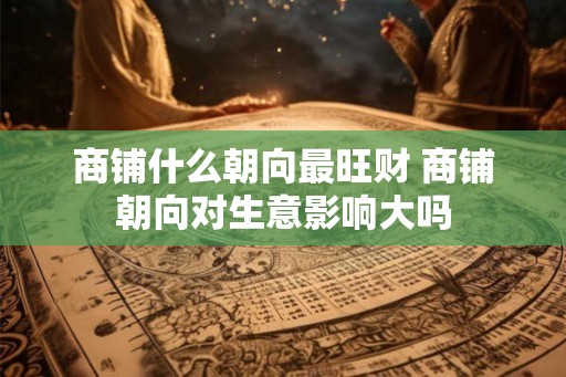 商铺什么朝向最旺财 商铺朝向对生意影响大吗