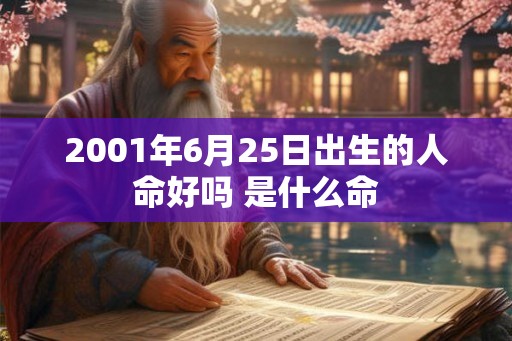 2001年6月25日出生的人命好吗 是什么命