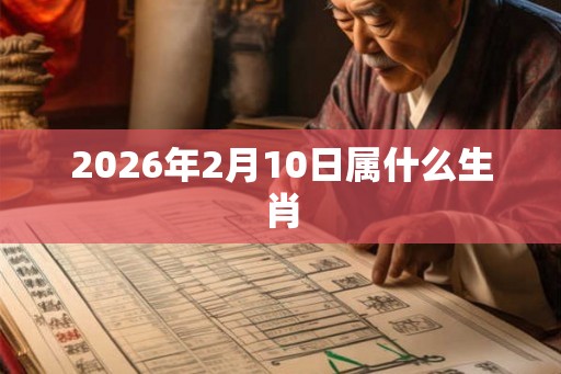 2026年2月10日属什么生肖 2026年2月10日属什么生肖
