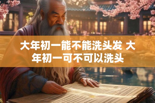 大年初一能不能洗头发 大年初一可不可以洗头