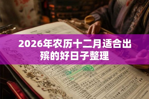 2026年农历十二月适合出殡的好日子整理