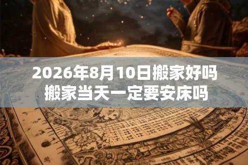 2026年8月10日搬家好吗 搬家当天一定要安床吗 2026年8月10日搬家好吗 搬家当天一定要安床吗