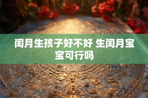 闰月生孩子好不好 生闰月宝宝可行吗