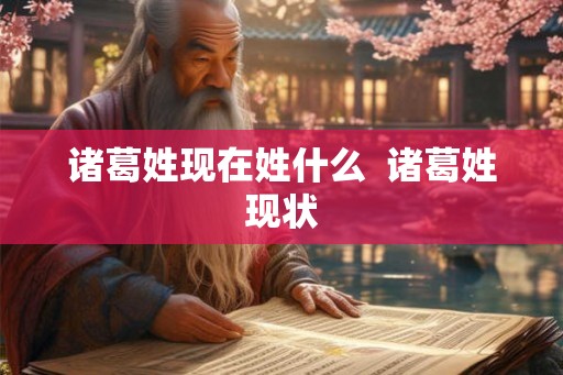 诸葛姓现在姓什么  诸葛姓现状