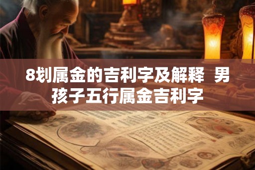 8划属金的吉利字及解释  男孩子五行属金吉利字