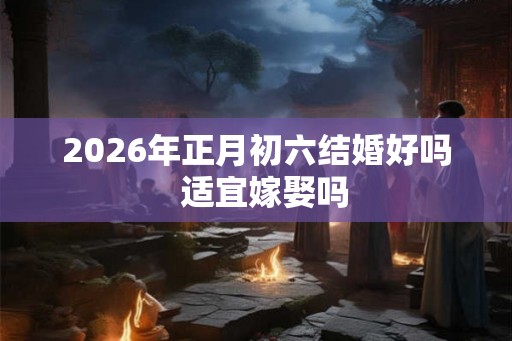 2026年正月初六结婚好吗  适宜嫁娶吗