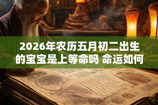 2026年农历五月初二出生的宝宝是上等命吗 命运如何 2026年农历五月初二出生的宝宝是上等命吗 命运如何