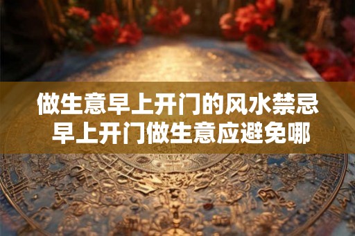 做生意早上开门的风水禁忌 早上开门做生意应避免哪些风水禁忌