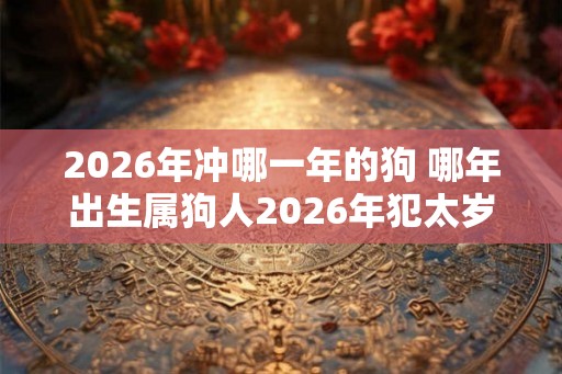 2026年冲哪一年的狗 哪年出生属狗人2026年犯太岁最严重