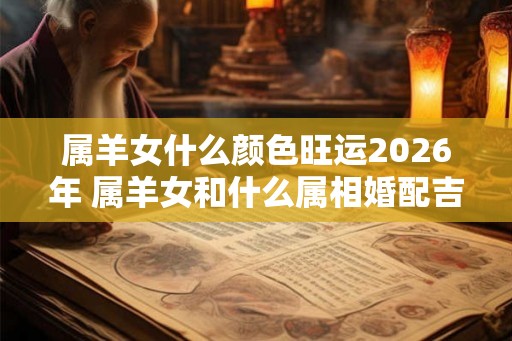 属羊女什么颜色旺运2026年 属羊女和什么属相婚配吉利