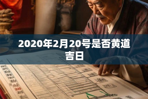 2020年2月20号是否黄道吉日