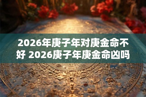 2026年庚子年对庚金命不好 2026庚子年庚金命凶吗