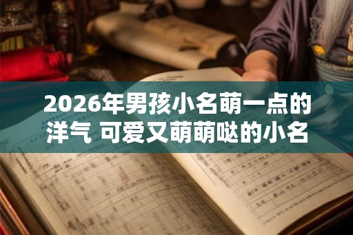 2026年男孩小名萌一点的洋气 可爱又萌萌哒的小名