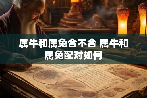 属牛和属兔合不合 属牛和属兔配对如何 属牛和属兔合不合 属牛和属兔配对如何