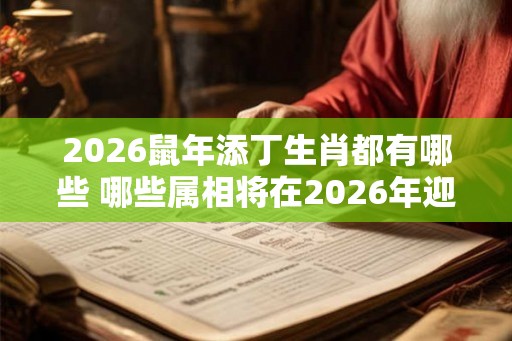 2026鼠年添丁生肖都有哪些 哪些属相将在2026年迎来新生命 2026鼠年添丁生肖都有哪些 哪些属相将在2026年迎来新生命