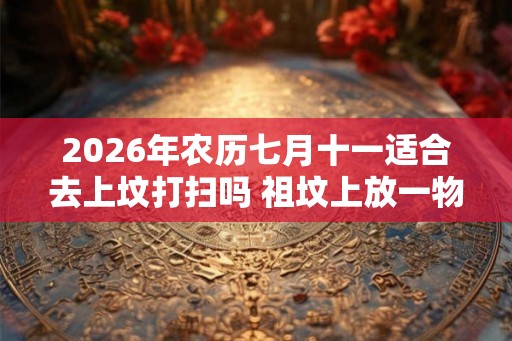 2026年农历七月十一适合去上坟打扫吗 祖坟上放一物后代富贵