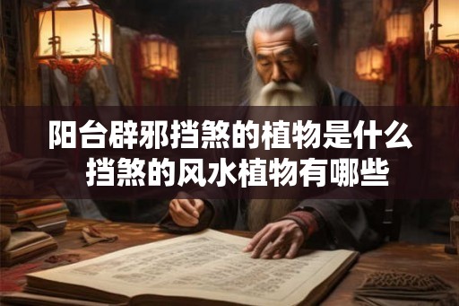 阳台辟邪挡煞的植物是什么  挡煞的风水植物有哪些
