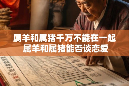 属羊和属猪千万不能在一起 属羊和属猪能否谈恋爱 属羊和属猪千万不能在一起 属羊和属猪能否谈恋爱