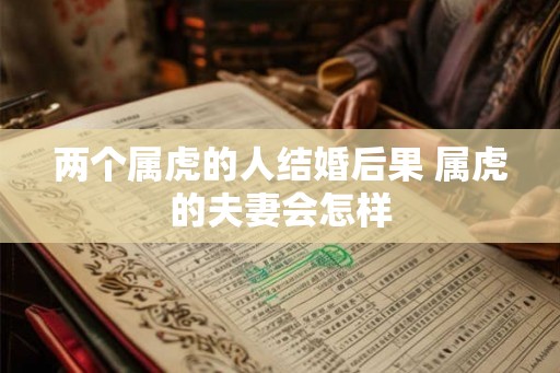 两个属虎的人结婚后果 属虎的夫妻会怎样