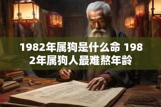 1982年属狗是什么命 1982年属狗人最难熬年龄 1982年属狗是什么命 1982年属狗人最难熬年龄