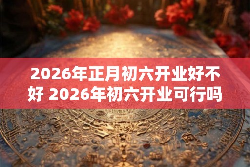 2026年正月初六开业好不好 2026年初六开业可行吗