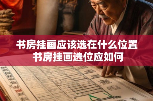 书房挂画应该选在什么位置 书房挂画选位应如何