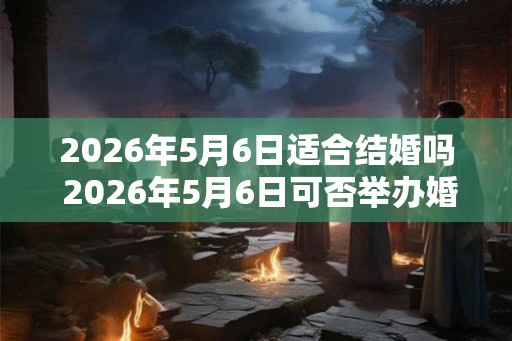 2026年5月6日适合结婚吗 2026年5月6日可否举办婚礼