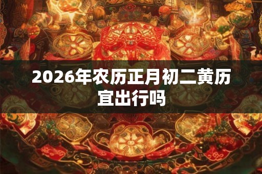 2026年农历正月初二黄历宜出行吗