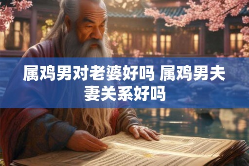 属鸡男对老婆好吗 属鸡男夫妻关系好吗 属鸡男对老婆好吗 属鸡男夫妻关系好吗