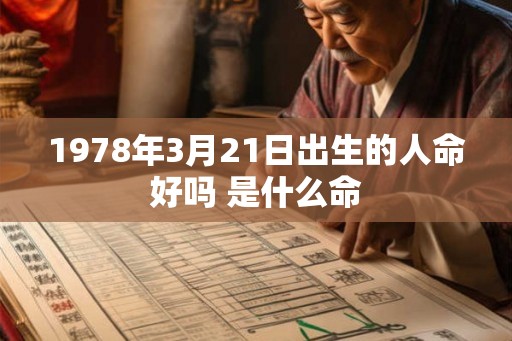 1978年3月21日出生的人命好吗 是什么命
