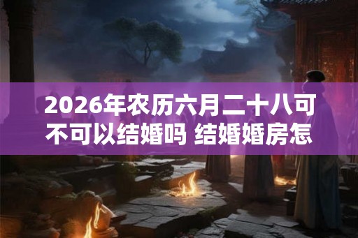 2026年农历六月二十八可不可以结婚吗 结婚婚房怎么布置