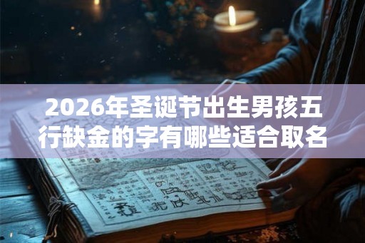 2026年圣诞节出生男孩五行缺金的字有哪些适合取名