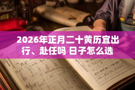 2026年正月二十黄历宜出行、赴任吗 日子怎么选