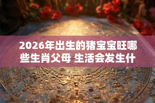 2026年出生的猪宝宝旺哪些生肖父母 生活会发生什么变化