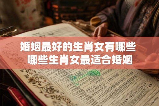 婚姻最好的生肖女有哪些 哪些生肖女最适合婚姻