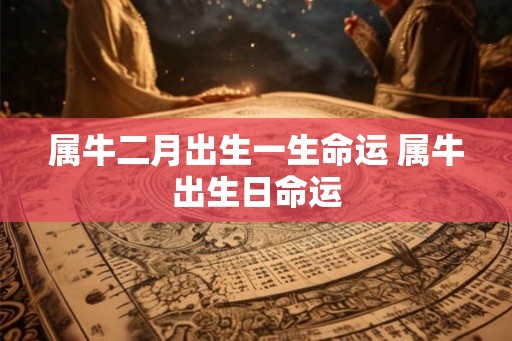 属牛二月出生一生命运 属牛出生日命运 属牛二月出生一生命运 属牛出生日命运