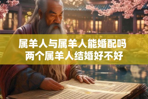 属羊人与属羊人能婚配吗 两个属羊人结婚好不好