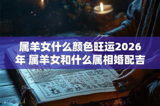属羊女什么颜色旺运2026年 属羊女和什么属相婚配吉利